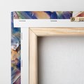 Obraz na płótnie 60x60 - Rytmy ukrytych pragnień - chaos i abstrakcja, plamy koloru