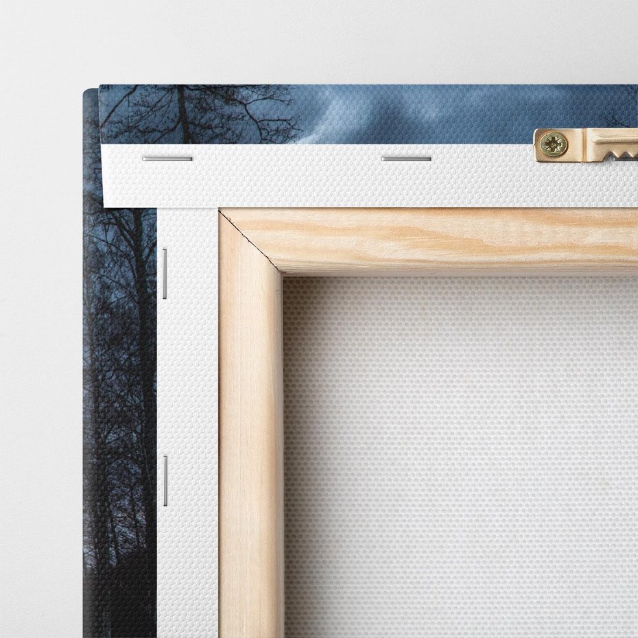 Obraz na płótnie 120x80 - Zachód słońca nad jeziorem - zachód, słońca