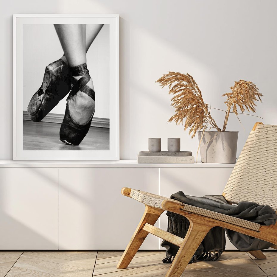 Plakat bez ramy 21x30 - Taniec Zmysłów - artystyczne zdjęcie, odcienie szarości