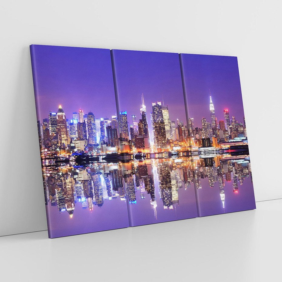 Obraz na płótnie 120x80 - Dynamiczne miasto - Nowy Jork - USA, miasto