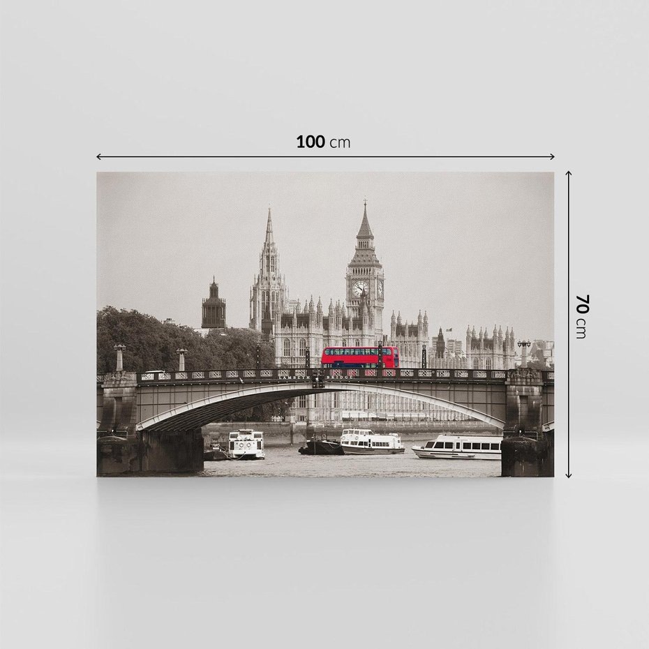 Obraz na płótnie 100x70 - Ikona Londynu - Most - most, Londyn