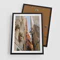 Plakat w ramie 50x70 - Włoskie uroki - włoskie, uliczki - rama czarna