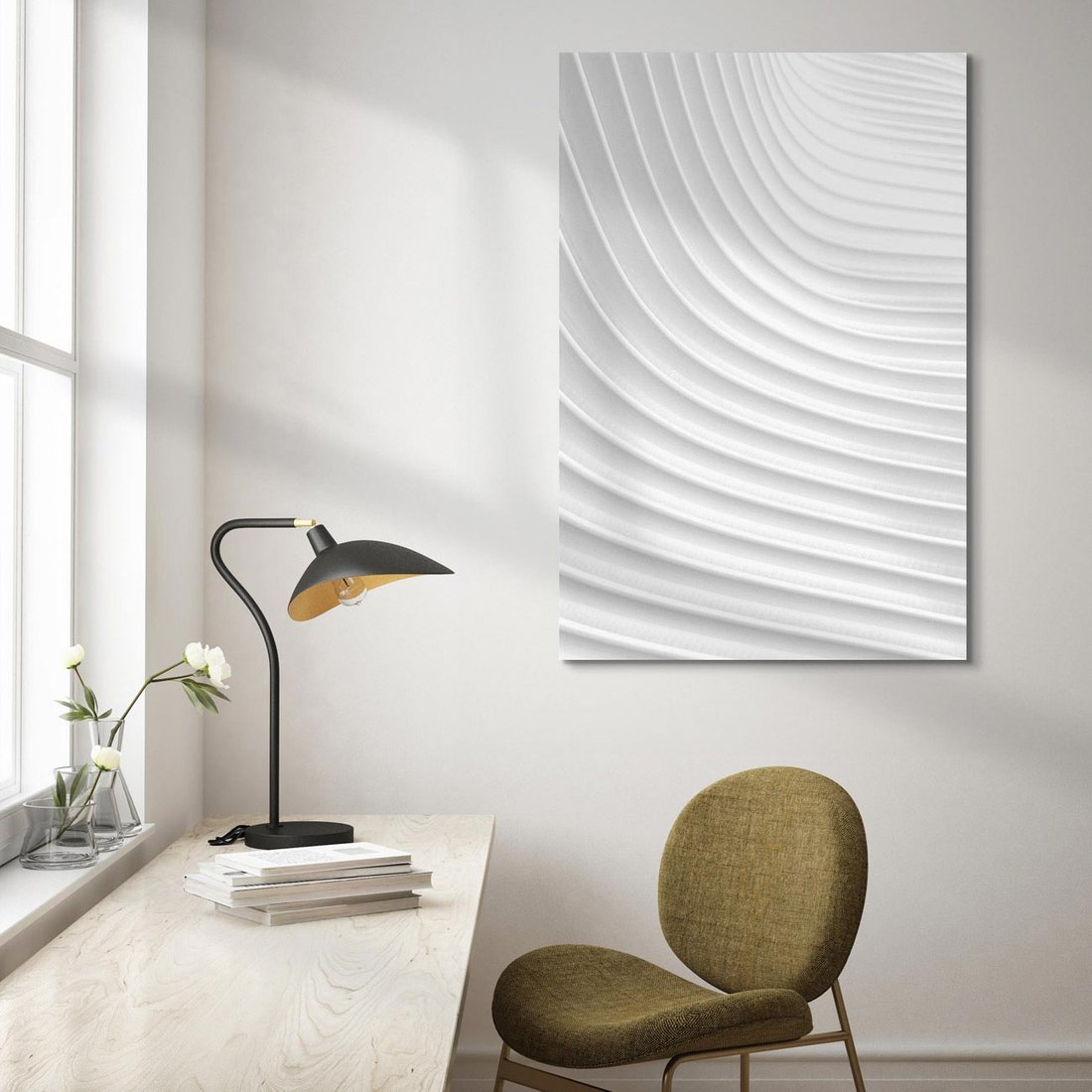 Obraz na płótnie 80x120 - abstrakcja barw - abstrakcja