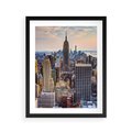 Plakat w ramie 40x50 - Manhattan - Wieżowce Nowego Jorku - Manhattan, Nowy Jork - rama czarna