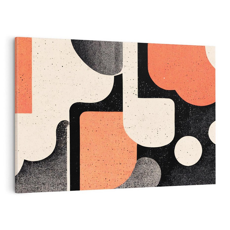 Obraz na płótnie 120x80 - Loftowa Harmonia - abstrakcja, styl loftowy