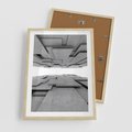 Plakat w ramie 50x70 - Architektura 3D - architektura, 3D - rama drewno