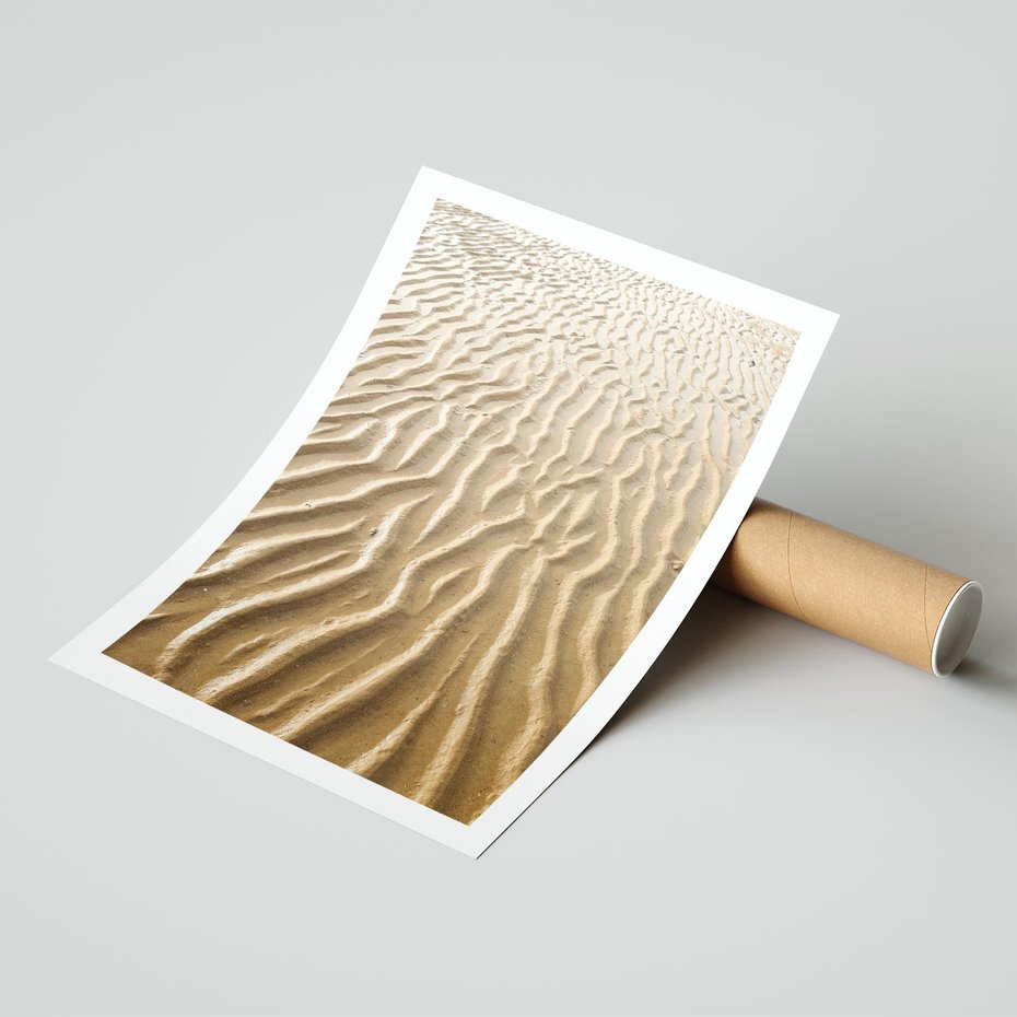 Plakat bez ramy 40x50 - Piasek i Nieskończoność - pustynia, piasek