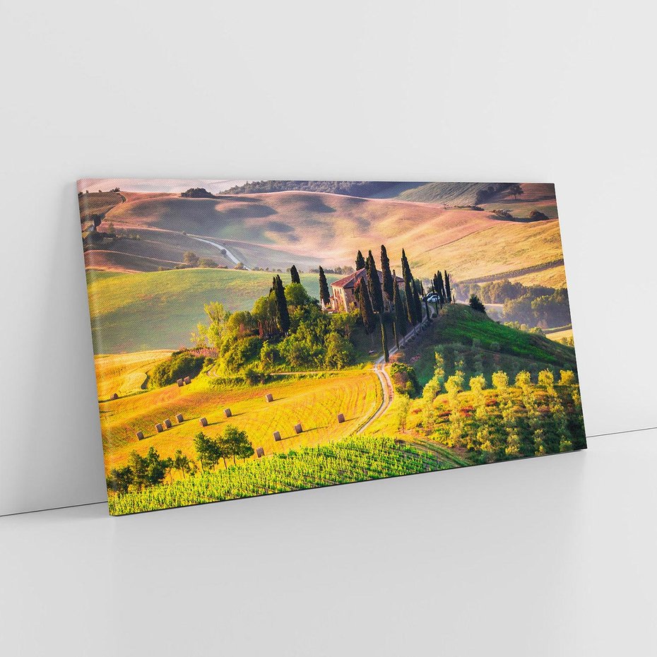 Obraz na płótnie 120x60 - Pejzaż w perspektywie - pejzaż, perspektywa