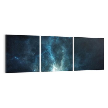 Obraz na płótnie 120x40 - Wędrówka przez galaktyki - ziemia, kosmos