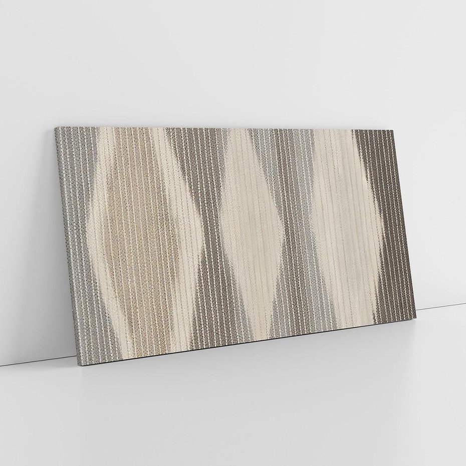 Obraz na płótnie 140x70 - Melancholijny spacer barw - symetryczne, geometryczne