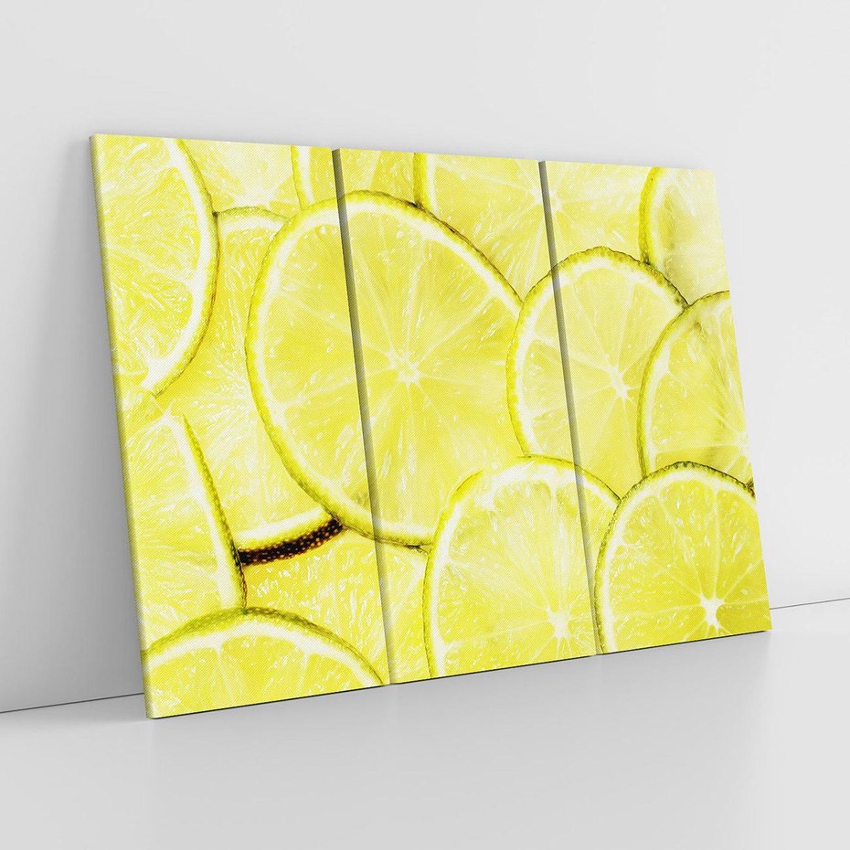 Obraz na płótnie 120x80 - Cytryny, Limonki - Owocowa Świeżość - cytryny, limonki