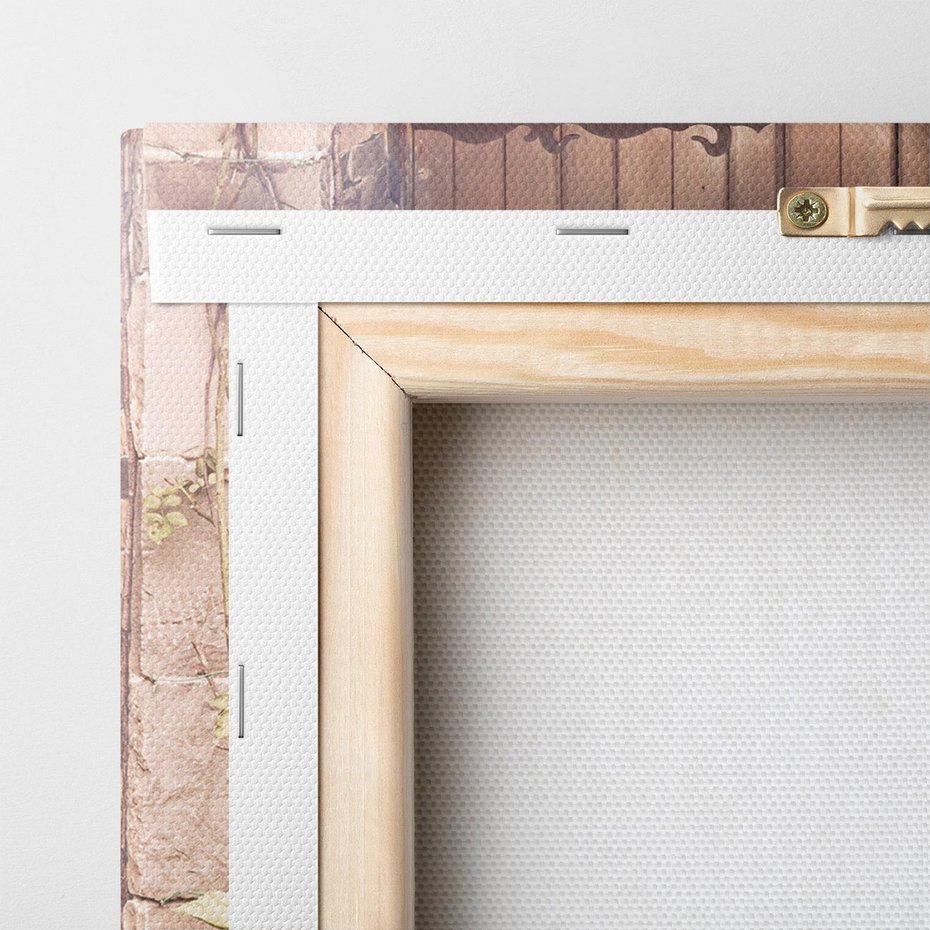 Obraz na płótnie 70x100 - Wyjątkowy Klimat - drzwi, stare