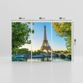 Obraz na płótnie 120x80 - Wieża Eiffla w blasku - Paryż, Francja