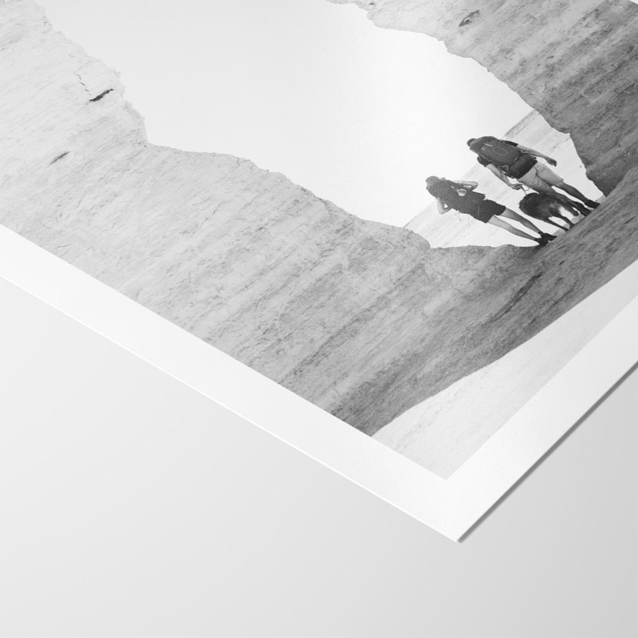 Plakat bez ramy 21x30 - Podróżna Eksploracja - Echa Przygody