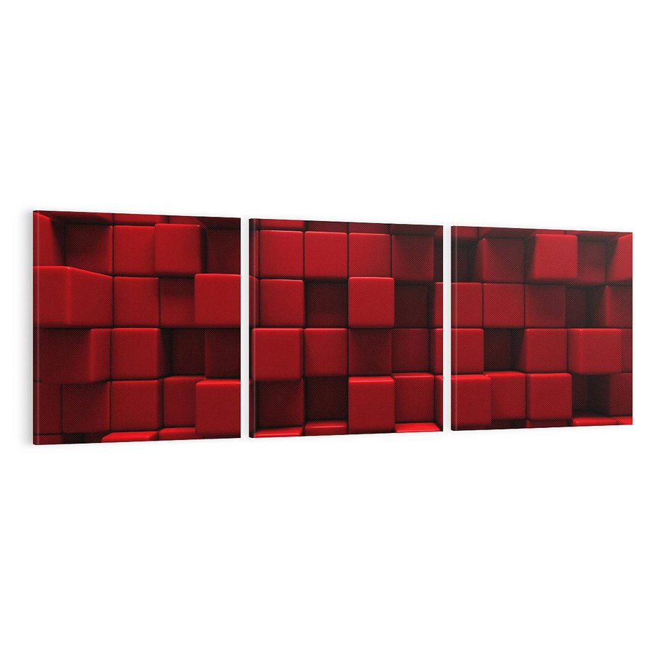 Obraz na płótnie 120x40 - Geometryczne 3D: wizja przestrzeni - geometryczne, 3D