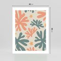 Plakat bez ramy 40x50 - Boho Wybuch - boho formy, kształty