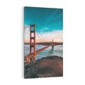 Obraz na płótnie 80x120 - Złoty Gate: majestatyczny most Ameryki - Golden Gate, most