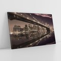 Obraz na płótnie 120x80 - ikona Nowego Jorku - most, Nowy Jork