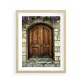 Plakat w ramie 40x50 - Tajemnicze stare drzwi - stare, drzwi - rama drewno