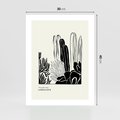 Plakat bez ramy 30x40 - Boho Oaza - kaktusy, rośliny