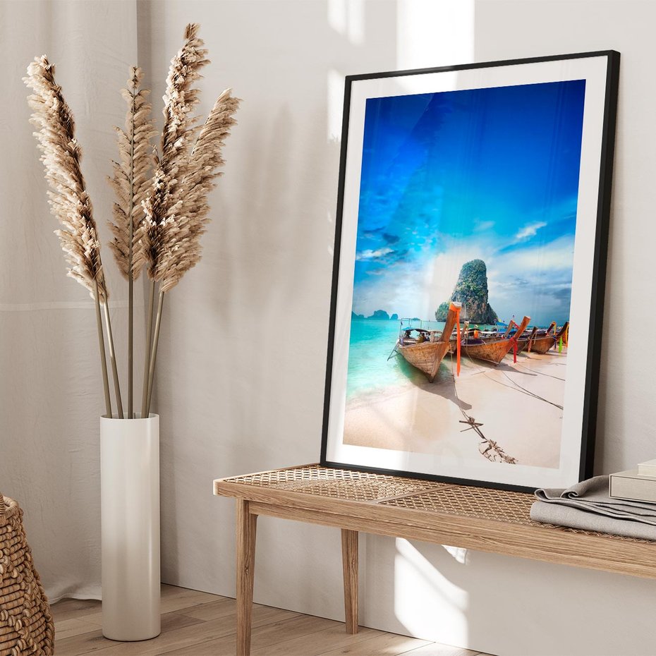 Plakat bez ramy 30x40 - Morze na Łodzi - morze, łódź