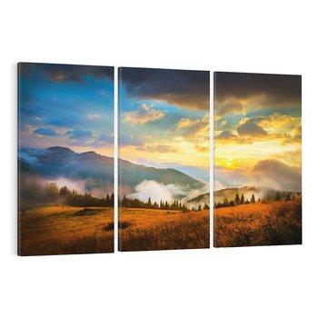 Obraz na płótnie 120x80 - Urok Górskiej Przyrody: Ukraina - góry, ukraina