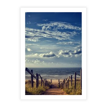 Plakat bez ramy 40x50 - Plaża i morze - plaża, morze