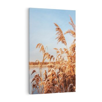 Obraz na płótnie 80x120 - Wyraz Stylu - trawy, boho