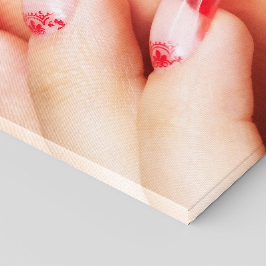 Obraz na płótnie 120x80 - Piękno manicure: kolory i elegancja - paznokcie, manicure