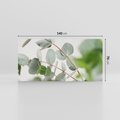 Obraz na płótnie 140x70 - Liście eukaliptusa w naturze - eukaliptus, liście