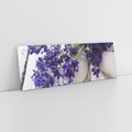 Obraz na płótnie 90x30 - relaks z aromatem - lawenda, spa