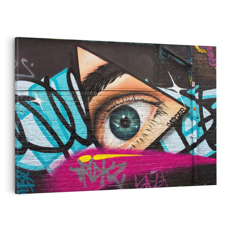 Obraz na płótnie 70x50 - Wibracje kreatywności graffiti - graffiti