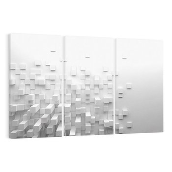 Obraz na płótnie 120x80 - Głębia abstrakcji - ściana, 3D