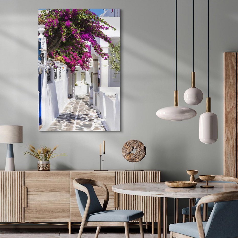 Obraz na płótnie 70x100 - Mroczna Tajemnica - uliczka, perspektywa