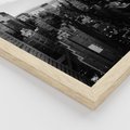 Zestaw obrazy w ramie 40x50 galeria - Czarno, białe, miasto, Nowy, Jork - rama drewno