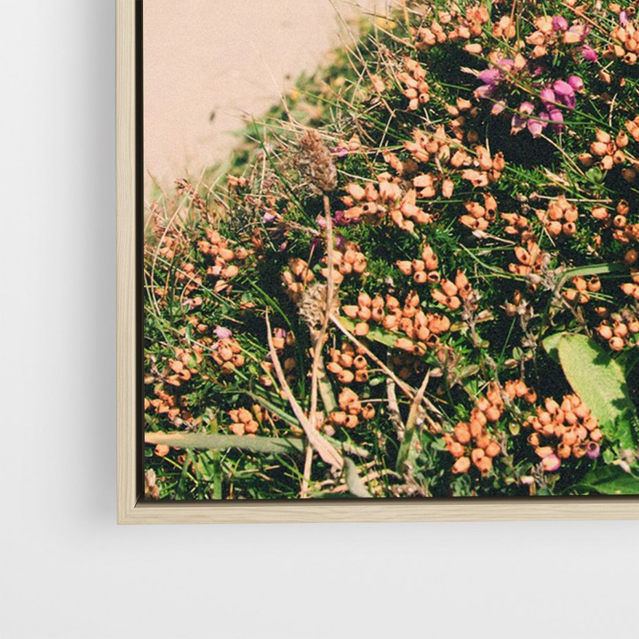 Obraz w ramie 80x120 - Perspektywa Klifu - fotografia, ocean - rama drewno