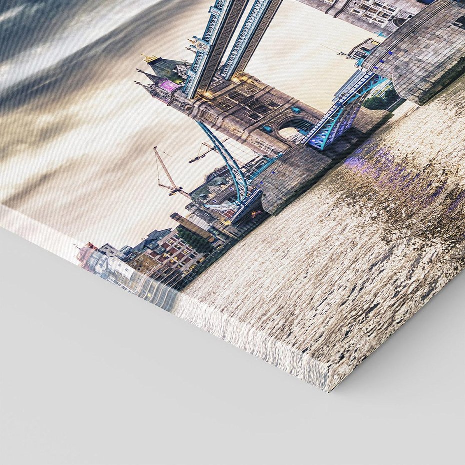 Obraz na płótnie 30x30 - Ikona Londynu - Londyn, most