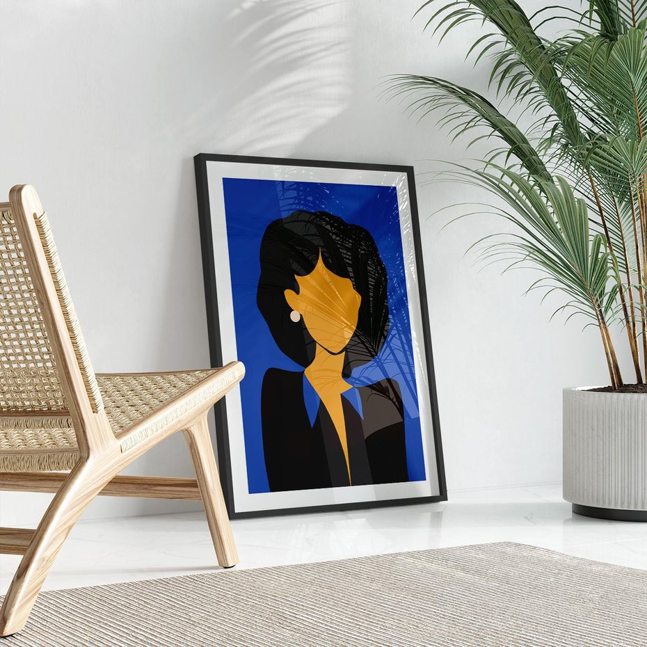 Plakat bez ramy 50x70 - Modernistyczne Wibracje - sztuka nowoczesna, plakat