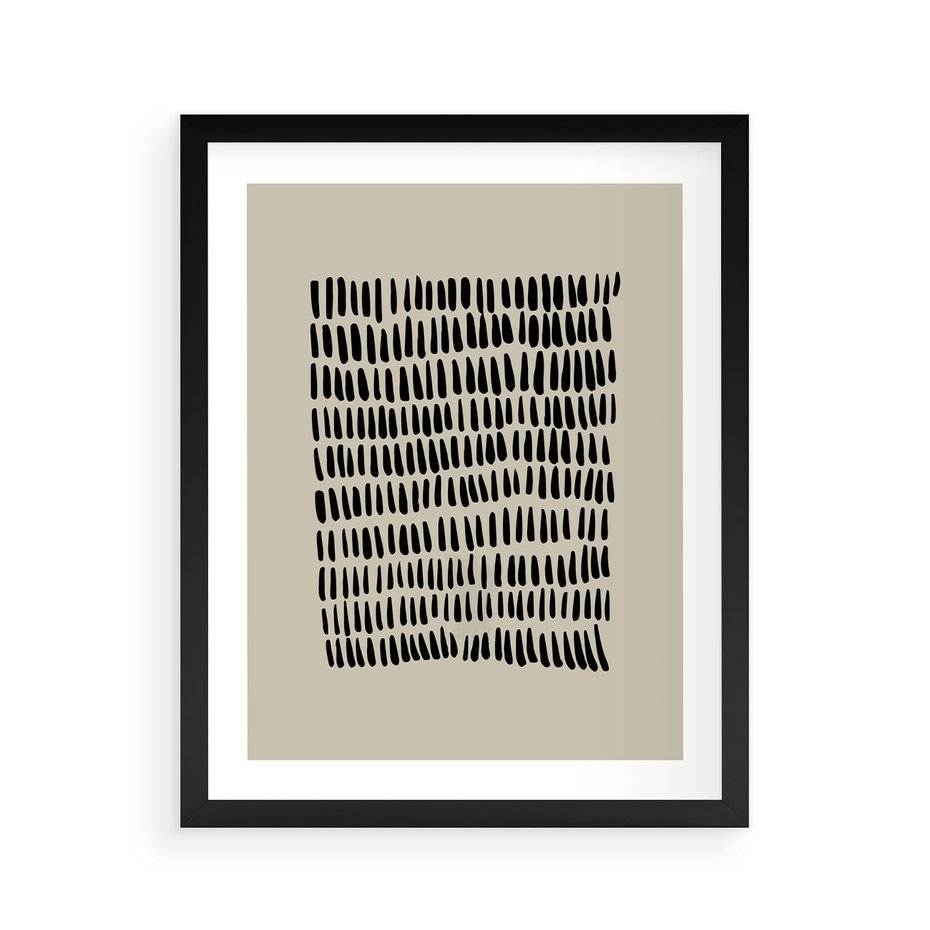 Plakat w ramie 40x50 - Echa Zapomnianych Wymiarów - nowoczesna sztuka, plakat - rama czarna