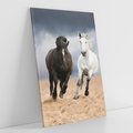 Obraz na płótnie 50x70 - Siła koni w galopie - konie, galop