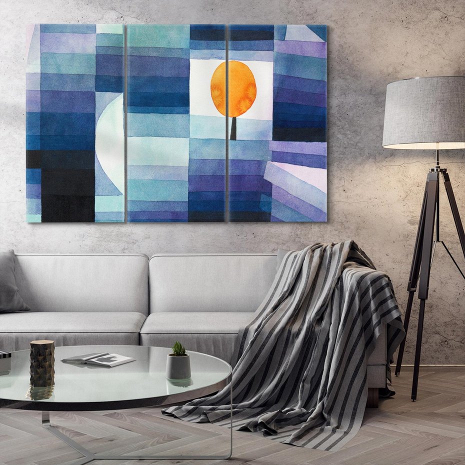 Obraz na płótnie 120x80 - The Harbinger of Autumn 1922, Paul Klee - Reprodukcja - reprodukcja, obraz na płótnie