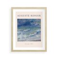 Plakat w ramie 40x50 - Auguste Renoir: Plakat z Pięknem Morza - auguste renoir, reprodukcja - rama drewno