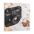 Obraz na płótnie 60x60 - Fotograficzna Przygoda Retro - aparat, retro