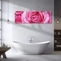 Obraz na płótnie 120x40 - Róża Wspaniałości - róża, kwiat