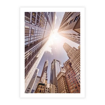 Plakat bez ramy 21x30 - Oczami artysty - miasto, perspektywa