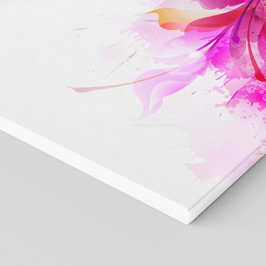 Obraz na płótnie 150x50 - Kwiaty abstrakcji - abstrakcja, kwiaty