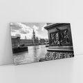 Obraz na płótnie 120x60 - Pejzaż kruchości i siły - Londyn, Tamiza