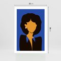 Plakat bez ramy 21x30 - Modernistyczne Wibracje - sztuka nowoczesna, plakat