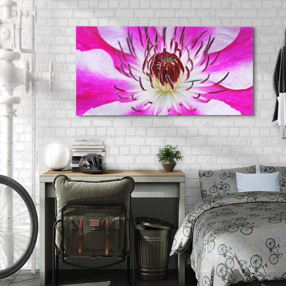 Obraz na płótnie 120x60 - delikatność natur - kwiat, kwiaty