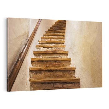 Obraz na płótnie 120x80 - Schody Wymiarów - schody, tunel